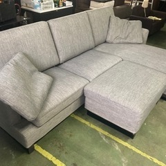 ○ アルモニア、大型ソファー、幅258cm、おまけクッション×3