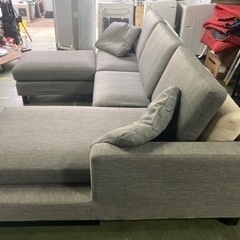 ○ アルモニア、大型ソファー、幅258cm、おまけクッション×3