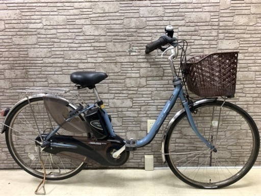 東京23区配達無料　大容量　16Ah 新基準 Panasonic パナソニック ビビDX 電動自転車☆中古☆パナ ③