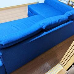 【美品】大型コーナーソファ(収納付き)