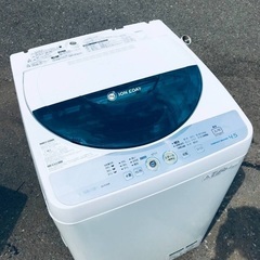 ♦️EJ1808番 SHARP全自動電気洗濯機 【2011年製】