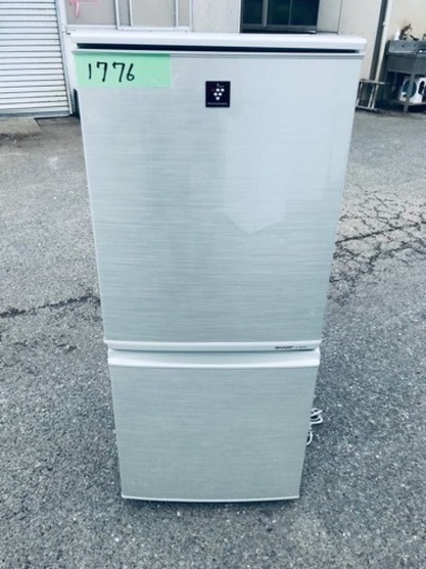 1776番 SHARP✨ノンフロン冷凍冷蔵庫✨SJ-PD14X-N‼️