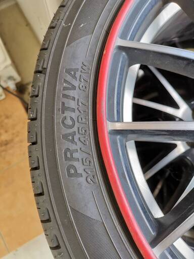 超バリ溝 PRACTIVA BP-01 215/45R17 2023年製造 4本セット 札幌市