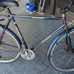 クロスバイク キャリア 泥除け付 自転車