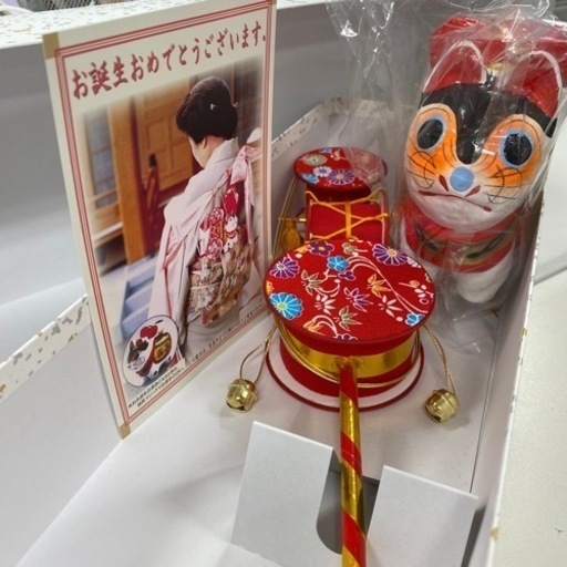 お譲りします 未使用 お宮参り犬張子とでんでん太鼓 ぽんちゃんママ 相模大野の家具の中古あげます 譲ります ジモティーで不用品の処分