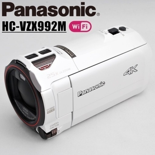 未使用 Panasonic HC-VZX992M ビデオカメラ 4K Wi-Fi パナソニック