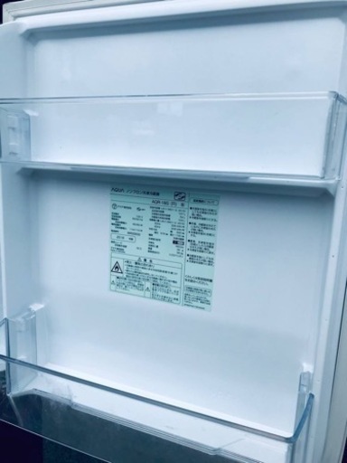 ✨2018年製✨1830番 AQUA✨ノンフロン冷凍冷蔵庫✨AQR-16G(R)‼️
