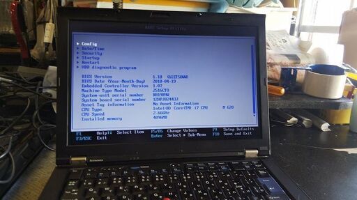 ノートパソコン Lenovo ThinkPad T410 Core i7