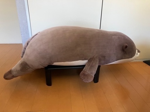 ねむねむ かわうそのくるり プレミアムねむねむ BIG カワウソ ねむねむアニマルズ 抱き枕 ぬいぐるみ 特大 グッズ