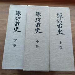 【諏訪市史】長野県諏訪市の歴史書