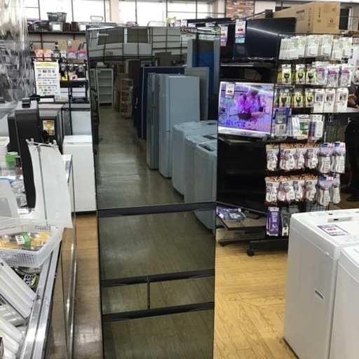 #G-98【ご来店頂ける方限定】TOSHIBAのミラートップ5ドア冷凍冷蔵庫です