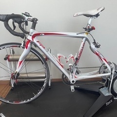 ピナレロFP3 + Tacx Flux Smart + ミノウラ三本ローラー