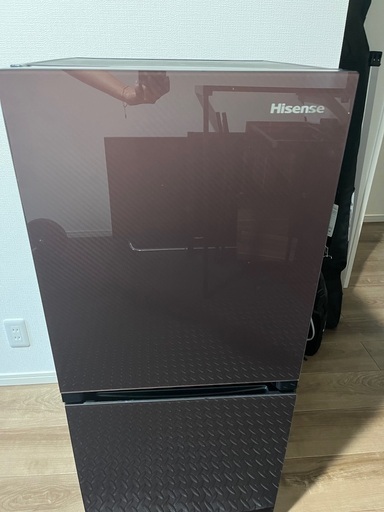 Hisense冷凍冷蔵庫(ブラウン)