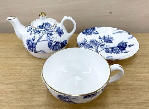 Aynsley ティーフォーワン エリザベスローズブルー エインズレイ