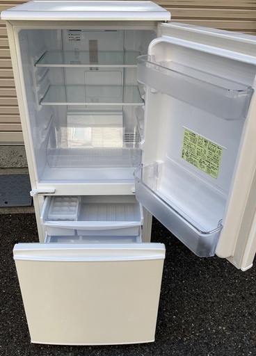 RKGRE-948】特価！シャープ/137L 2ドア冷凍冷蔵庫/どっちもドア/SJ