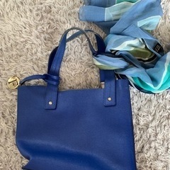 FURLA の青いバッグ