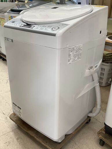 SHARP/シャープ 洗濯乾燥機 洗濯8kg/乾燥4.5kg ES-TX80-W 2019年製【ユーズドユーズ名古屋天白店】J1965
