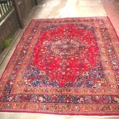 ペルシャ絨毯 279×211 イラン産 手織り