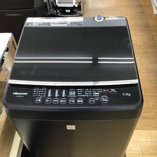 #H-22【ご来店頂ける方限定】Hisenseの5、5Kg洗濯機です