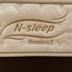 クイーンベッド　マットレス&ベッドフレーム　