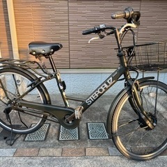 ブリヂストン　ステップクルーズe 電動自転車　艶消しカーキ