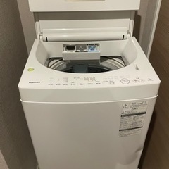 洗濯機 TOSHIBA AW-7D5(W)7kg 【値下げしました】