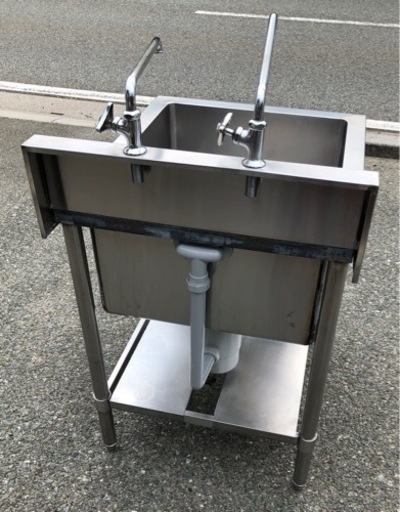 ⭐︎中古品　フジマック　1槽シンク　650×750×800mm　厨房用品⭐︎