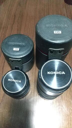 KONICA+ レンズ3個他 /+2000円でMINOLTAも