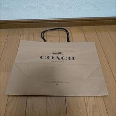 未使用☆COACH　紙袋