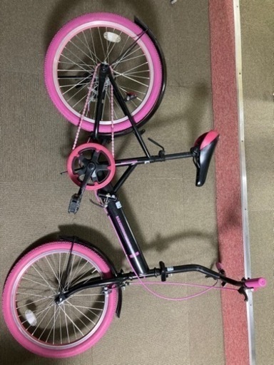 20インチ 女性 女の子用 折り畳み自転車