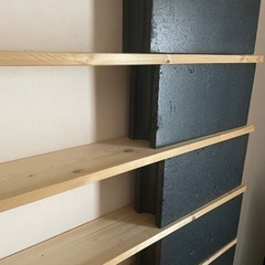 本棚にしていた木材