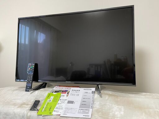 パナソニック 43V型 2017 VIERA 4K対応液晶テレビ TH-43EX750 美品 延長保証残あり