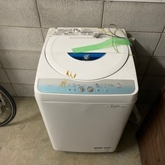 洗濯機　5.5kg シャープ製