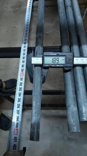 農業用ハウス直管パイプ 直径19mm・22mm 長さ5m・4m混合不揃い