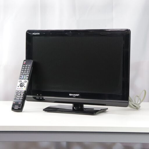 中古 19型液晶テレビ SHARP AQUOS LC-19K5 リモコン付き