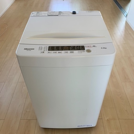 ☆Hisense 2021年製　洗濯機 5.5kg HW-K55E☆