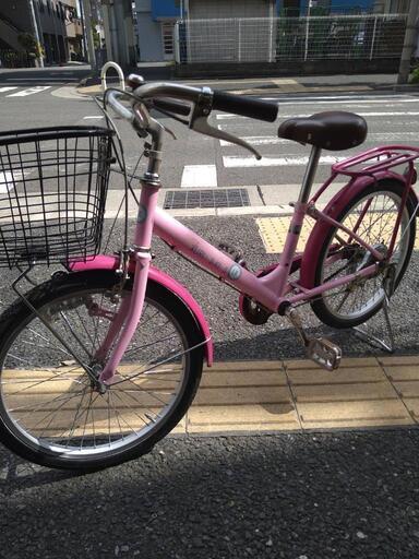 子供自転車20インチ　ピンク