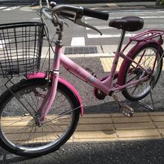 子供自転車20インチ　ピンク