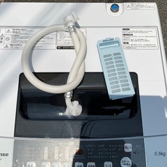【RKGSE-804】特価！ハイセンス/Hisense/5.5kg洗濯機/HW-T55C/中古/2020年製/当社より近隣無料配達OK！