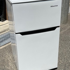 【RKGRE-950】特価！ハイセンス/Hisense/93L 冷凍冷蔵庫/HR-B95A/中古品/2019年製/当社より近隣無料配達！