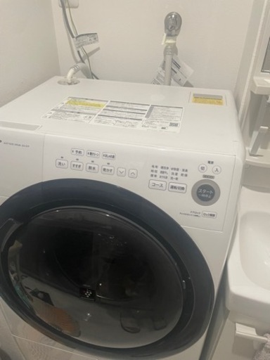 美品 ドラム式乾燥機付洗濯機