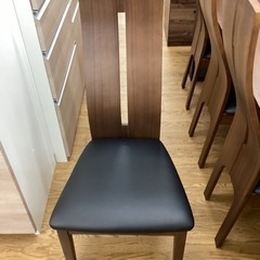 KG-104【新入荷　アウトレット】ダイニング9点セット　ブラウン