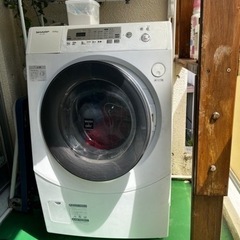 ジャンク品　ドラム式洗濯機