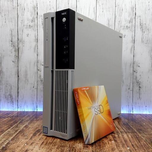 【動作確認済】NEC デスクトップPC PC-MJ27MLZ6RBSU 新品 SSD 240GB＋HDD 640GB intel Corei5 6400 2.70GHz‐3.30GHz メモリ 8GB パソコン➁
