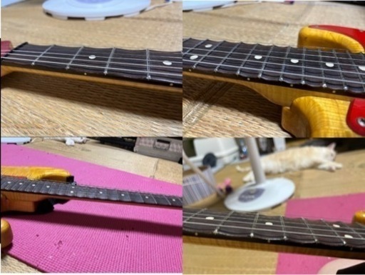 Fender Japan ストラト スキャロップド加工 Warmoth ネック