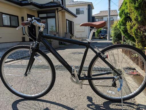 クロスバイク　cyma primer 700c✕40  リア7段変速　黒　美品　完全整備済み 狭山市引取限定