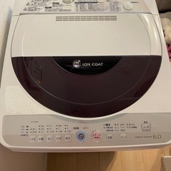 シャープ洗濯機6キロ(早い者勝ち)