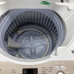 シャープ6kg洗濯機