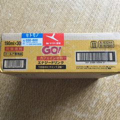 【完売】伊藤園　ビタミンパワーGO 190ml　30缶　1ケース