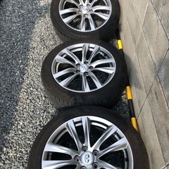 18×8J フーガ 日産 純正アルミ 5穴 PCD 114.3mm +43 ハブ径